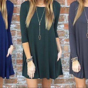 Green Piko dress